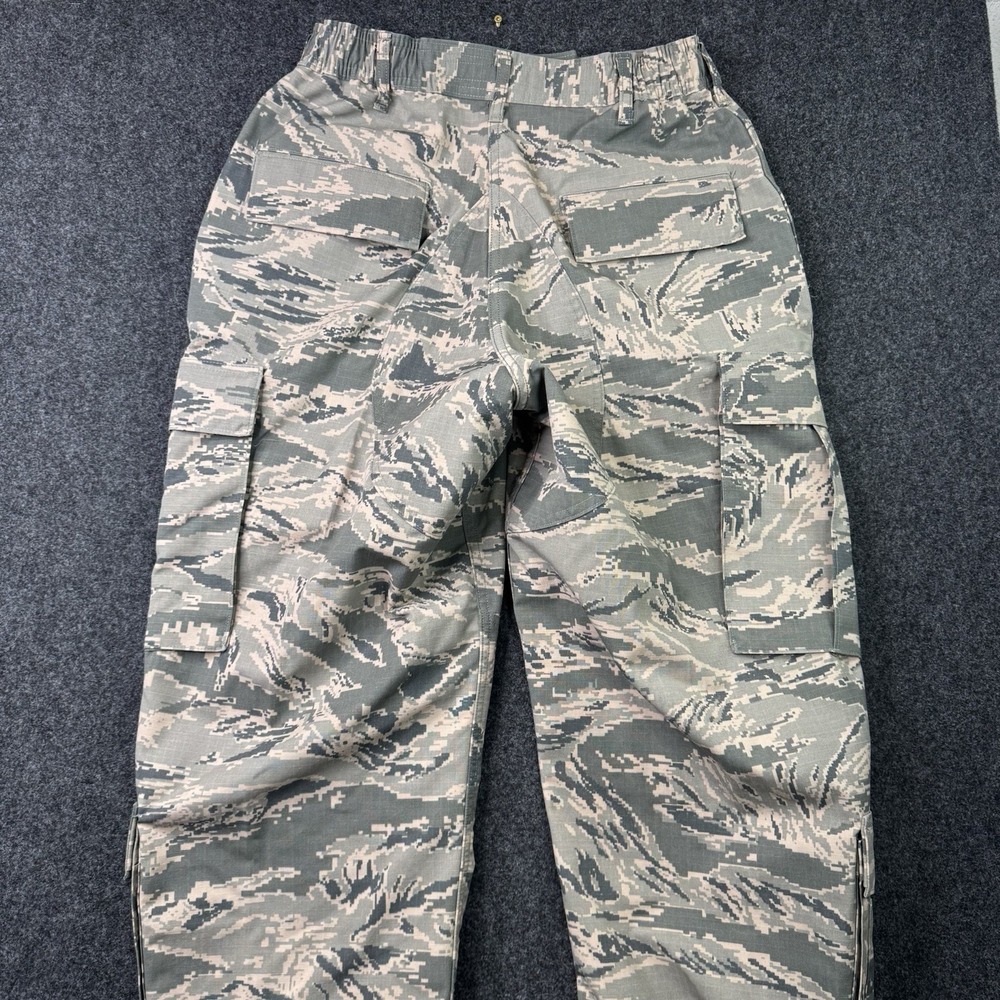 US Air Force ABU Tiger Stripe Cargo Utility Pants Women's 12R Military Ripstop - Picture 6 of 7